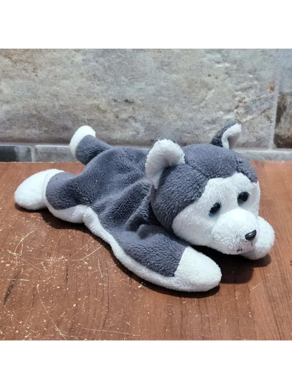 Ty Beanie Baby Nanook Husky Dog 1996 Retired Vintage Plush Toy